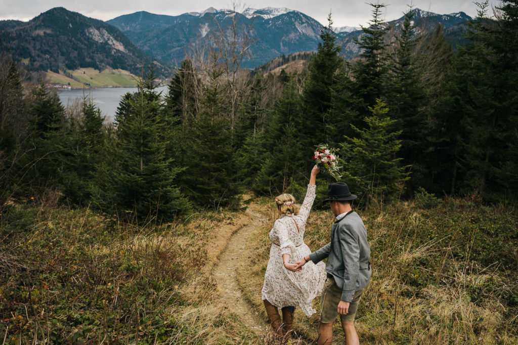 Hochzeitsfotograf Schliersee Almbad Huberspitz Standesamt